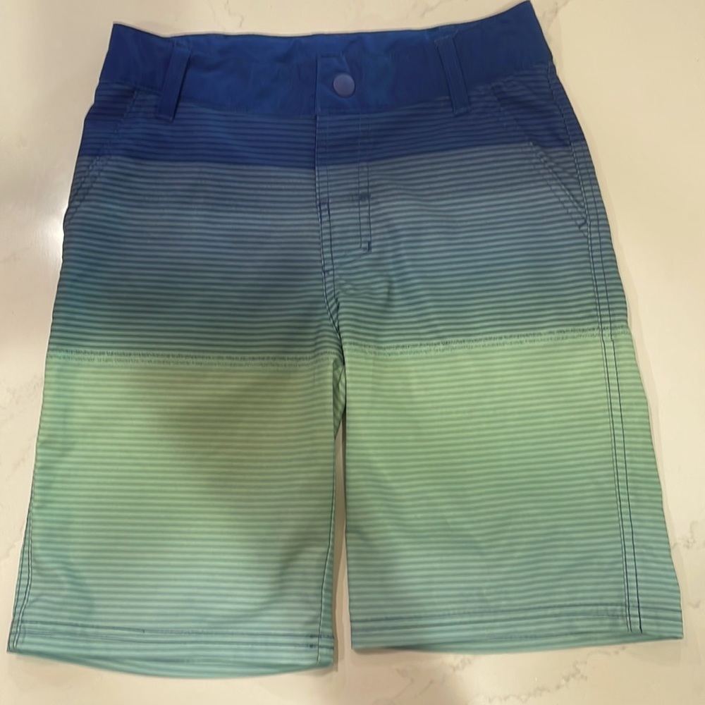 Art Class striped swim trunks. Boys size 12. Two back pockets.